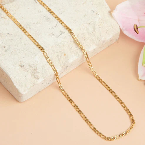10056 Narelle Waterproof Figaro Chain Gold Nk 5H6