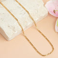 10056 Narelle Waterproof Figaro Chain Gold Nk 5H6