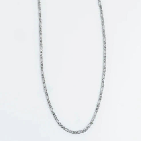 10057 Narelle Waterproof Figaro Chain Silver Nk 5H6