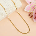 10070 Snake Chain Gold 18" Necklace 5H6