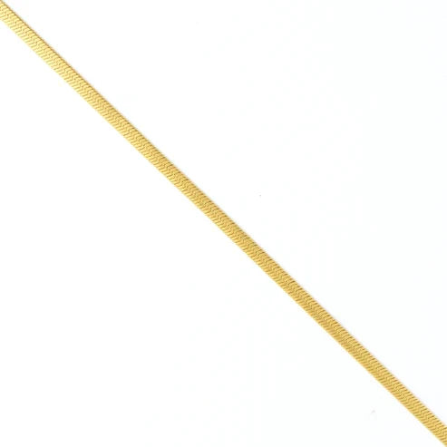 10070 Snake Chain Gold 18" Necklace 5H6