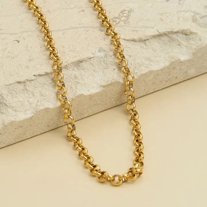 10072 Narelle Waterproof Cable Gold 18" Nk 5H6