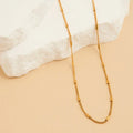 10190 Narelle Waterproof Bar Satellite Chain Gold Nk 5H6