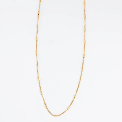 10190 Narelle Waterproof Bar Satellite Chain Gold Nk 5H6