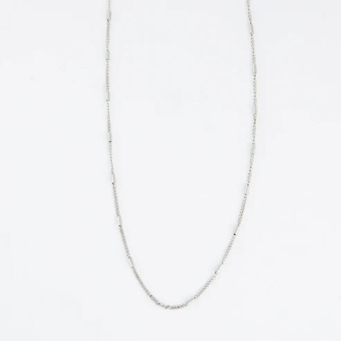 10191 Narelle Waterproof Bar Satellite Chain Silver Nk 5H6