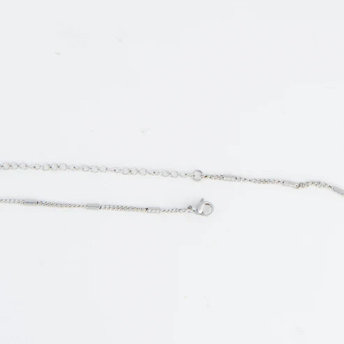 10191 Narelle Waterproof Bar Satellite Chain Silver Nk 5H6