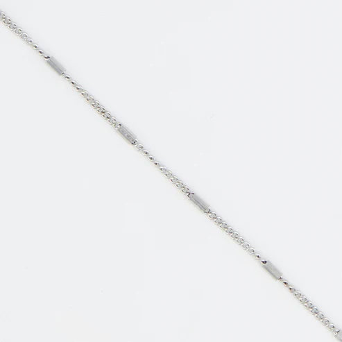 10191 Narelle Waterproof Bar Satellite Chain Silver Nk 5H6