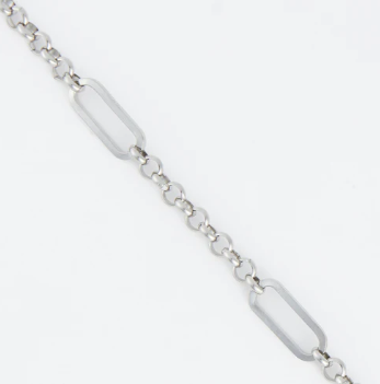 10193 Narelle Rolo Link Bar Silver Nk 6H6