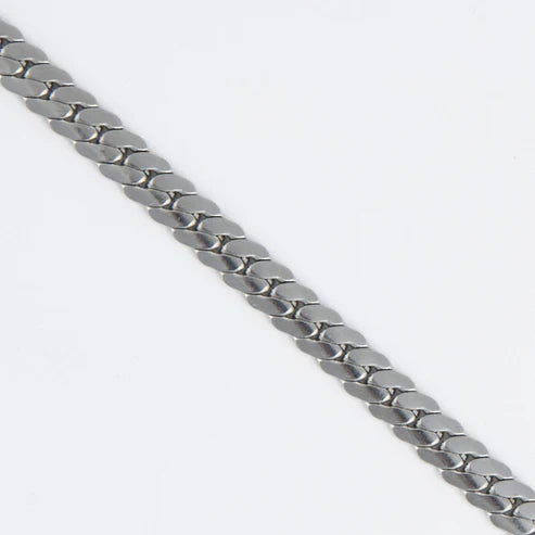 10201 Narelle Waterproof Herringbone Chain Silver Nk 5N6