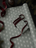 10m Green Mistletoe Wrapping Paper