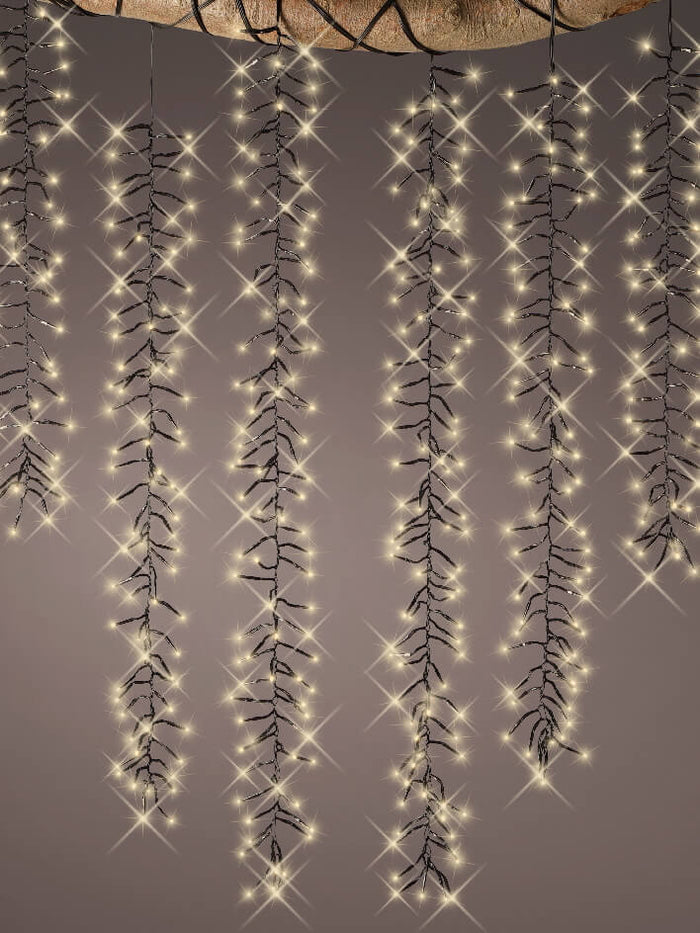 2m LED Tree Cascade Cluster Lights Outdoor