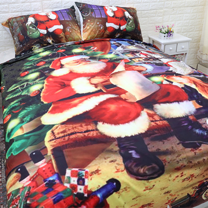 3D Print Christmas Santa Claus 3pc Sheet Set