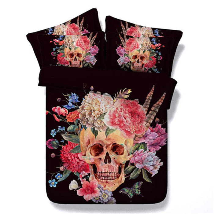 3D Skull Bedding Sets