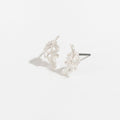 42354-76 Feather Stud Bud Silver Ear 5H6