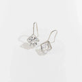 43120-5 Dazzler Cz Diamond Drop Silver Ear 6H6