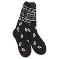 74605 Cozy Crew Bandana Black Socks