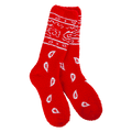 74607 Cozy Crew Bandana Red Socks