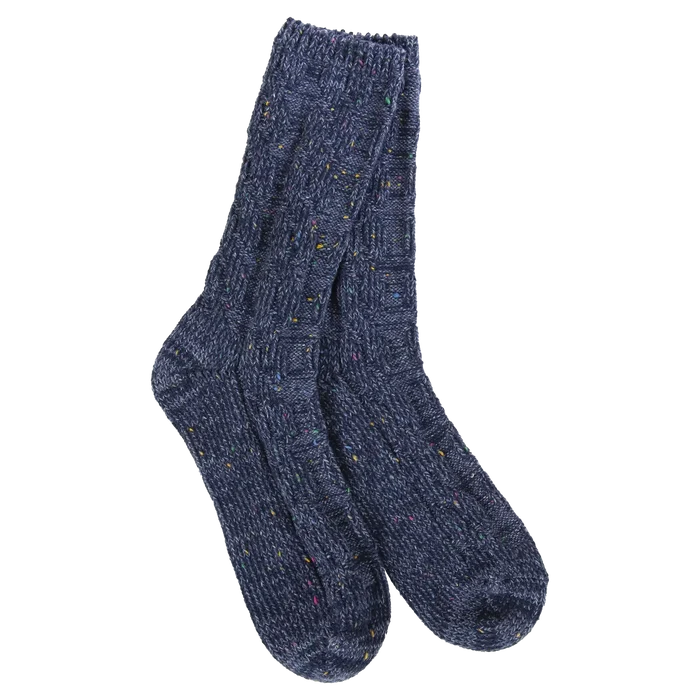 75144 Weekend Ragg Cable Crew Socks