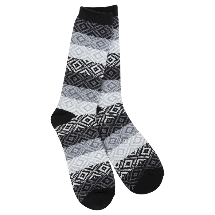 75648 Weekend Gem Crew Black Multi Socks
