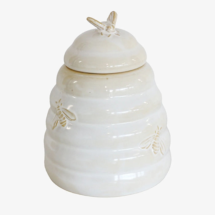 Abeille Ceramic Honey Pot