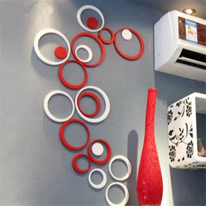 Acrylic Circle Wall Stickers - cocobear
