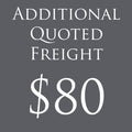 ADDITIONAL QUOTED FREIGHT $80 - Suzie Anderson Home