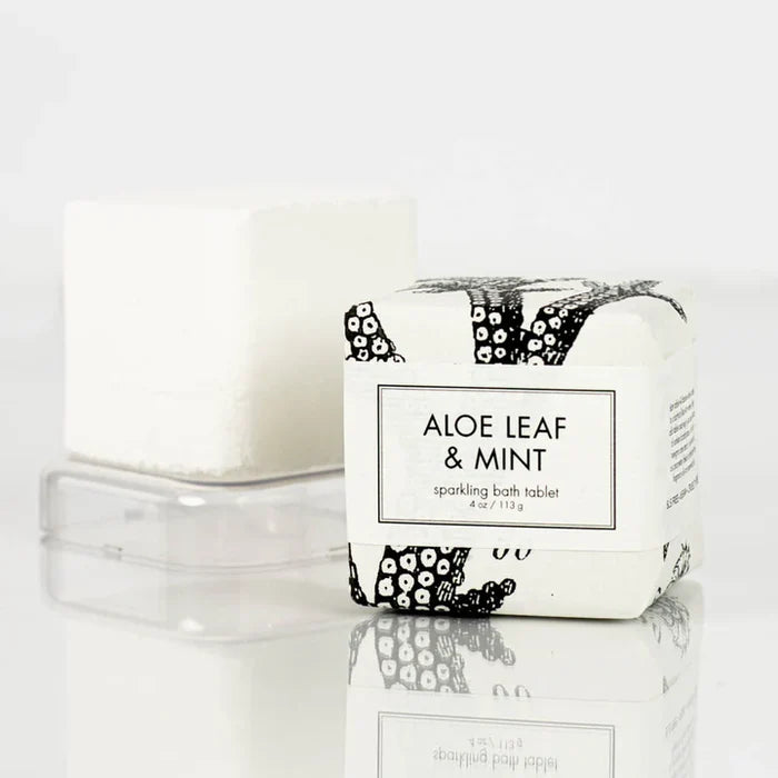 Aloe Leaf & Mint - Sparkling Bath Tablet