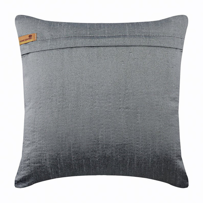 Antique Scales - Silver Art Silk Throw Pillow Cover