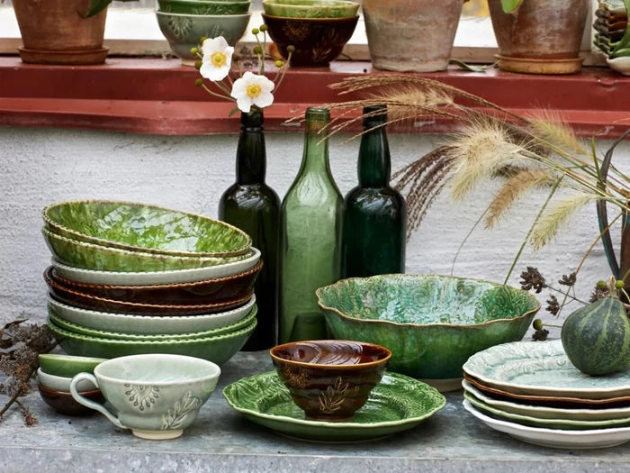 Arabesque Cup with Handle | Antique Green - Suzie Anderson Home