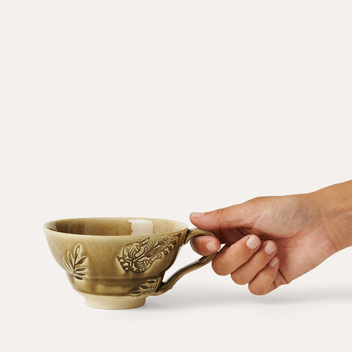 Arabesque Cup with Handle | Sand - Suzie Anderson Home