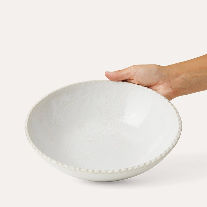 Arabesque Pasta Bowl | White