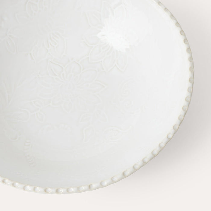 Arabesque Pasta Bowl | White