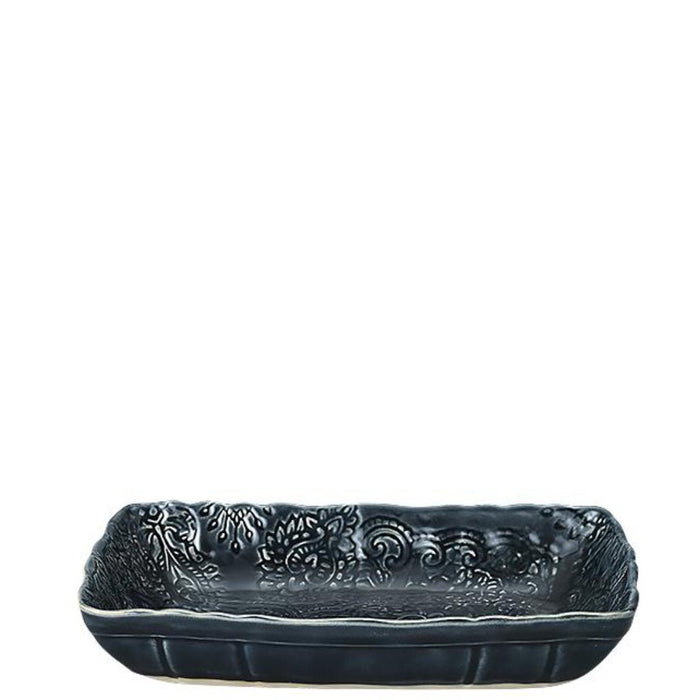 Arabesque Small Gratin | Thunder | 22 cm x 14.5 cm - Suzie Anderson Home