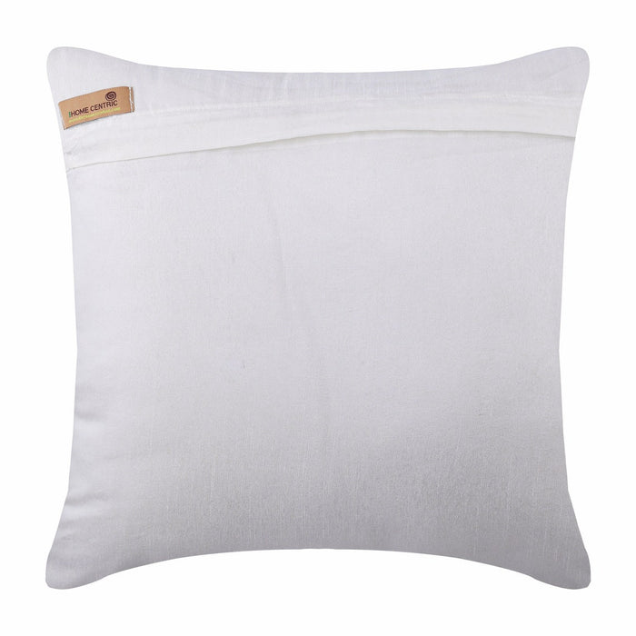 Arctic Layer - Aqua Blue Art Silk Decorative Euro Sham