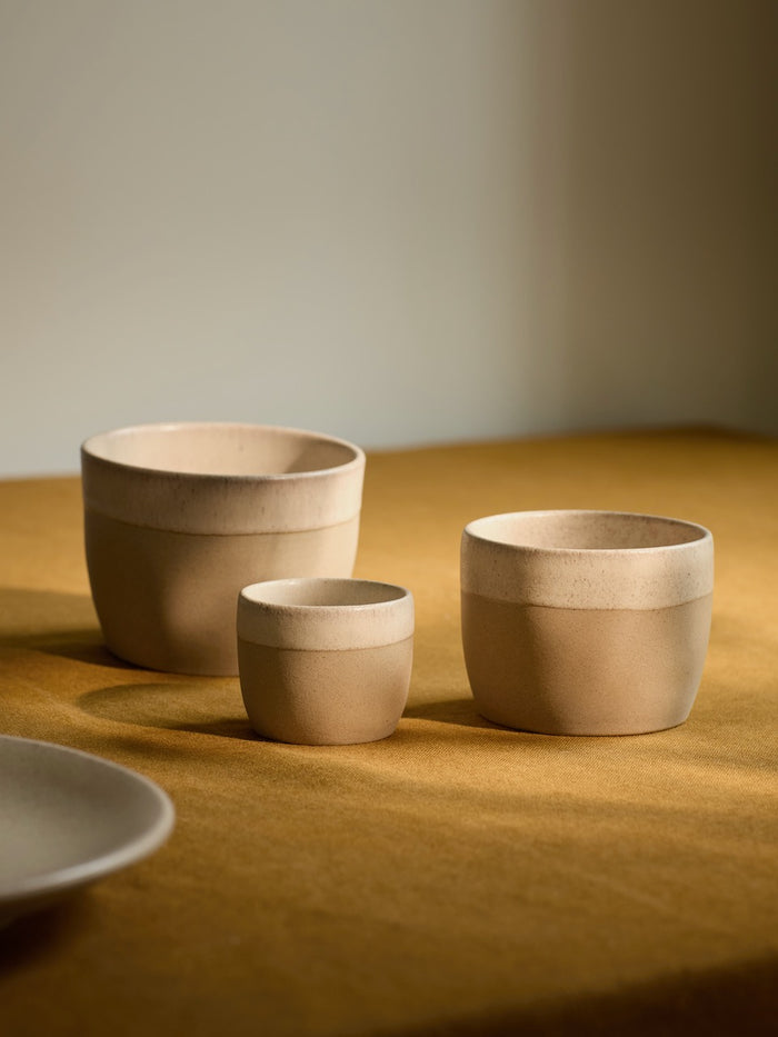 Arenito Sand Stoneware Lungo Coffee Cup