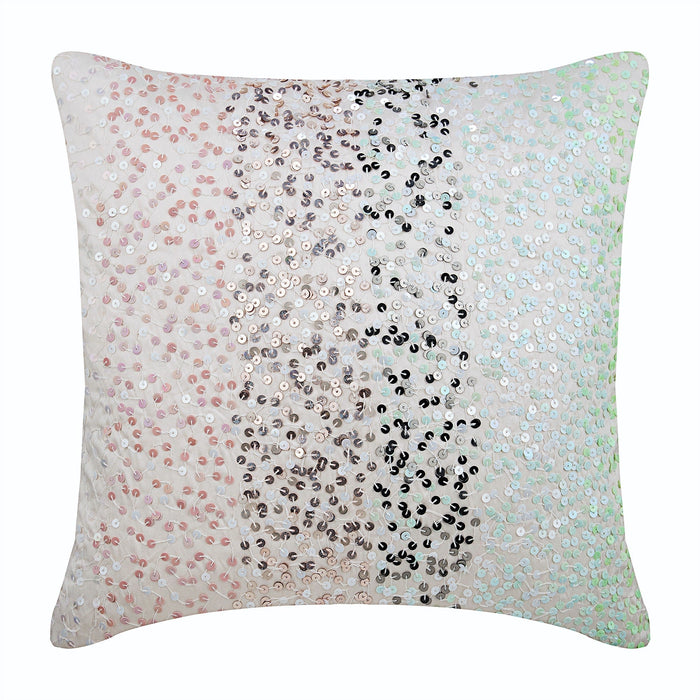 Aromatherapy - Gray Art Silk Throw Pillow Cover