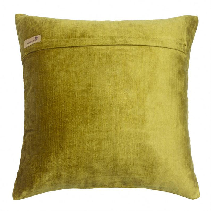 Art Nouveau - Tyrian Purple Velvet Throw Pillow Cover