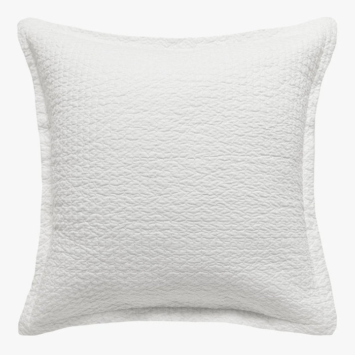 Aspen Euro Cotton Pillowcase | White - Suzie Anderson Home