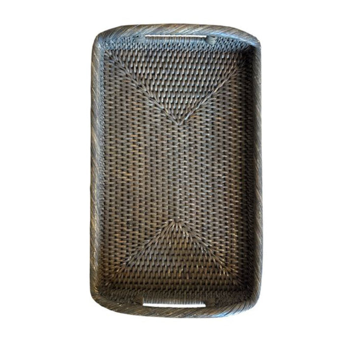 Baby Rattan Tray with Handles | Old Grey - Suzie Anderson Home
