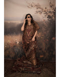 Banarasi Leela Multicolour Satin Silk Long Kaftan