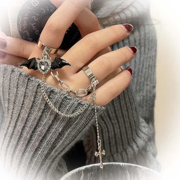 Bat Wings Chain Rings