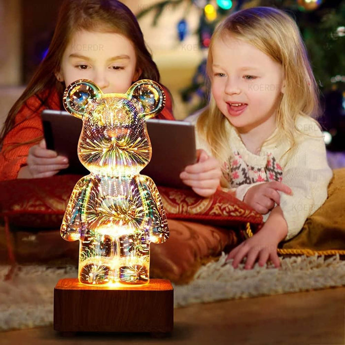 Bear Fireworks Lamp - cocobear
