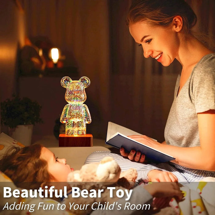 Bear Fireworks Lamp - cocobear