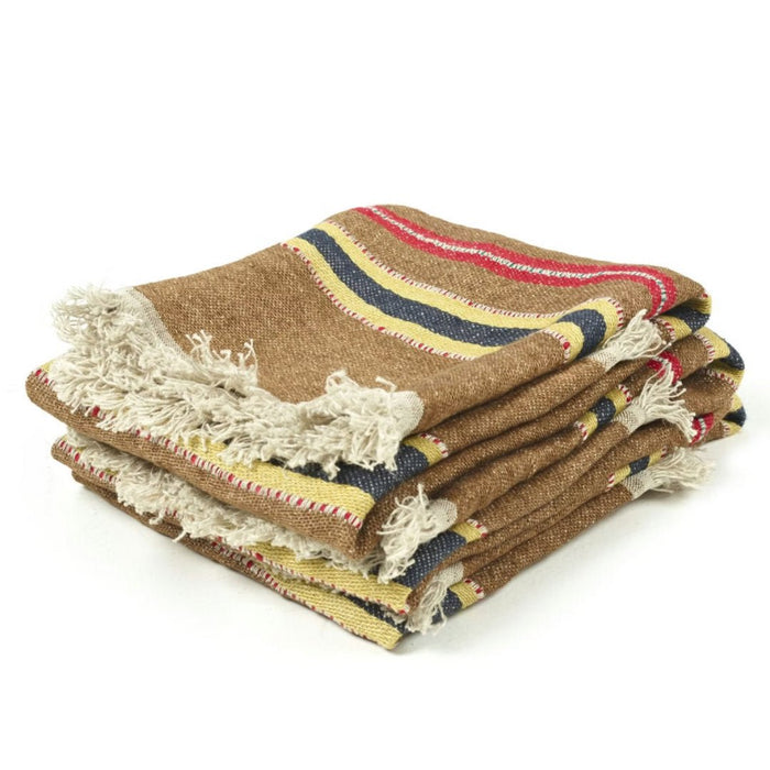 Belgian Libeco Linen Guest Towel | Camp Stripe - Suzie Anderson Home