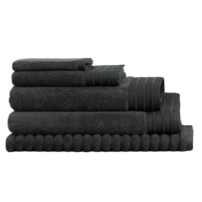 Bemboka Turkish Bath Towel | Charcoal - Suzie Anderson Home