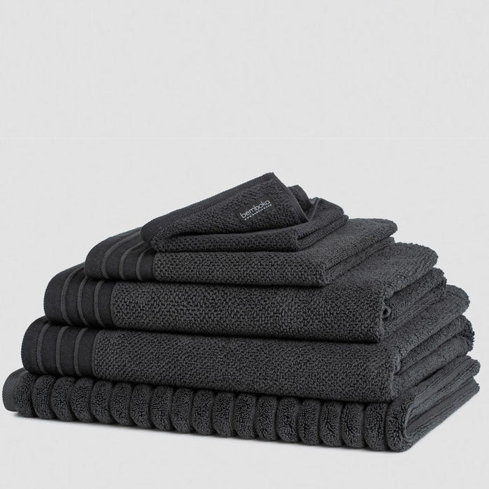 Bemboka Turkish Bath Towel | Charcoal - Suzie Anderson Home