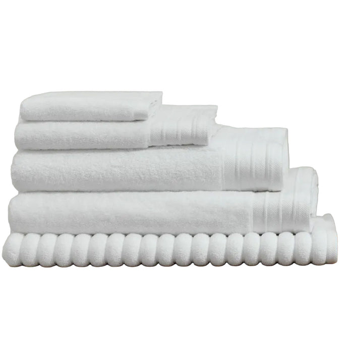 Bemboka Turkish Bath Towel | White - Suzie Anderson Home
