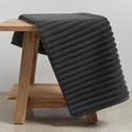 Bemboka Turkish Ribbed Bath Mat | Charcoal | 60x95cm - Suzie Anderson Home