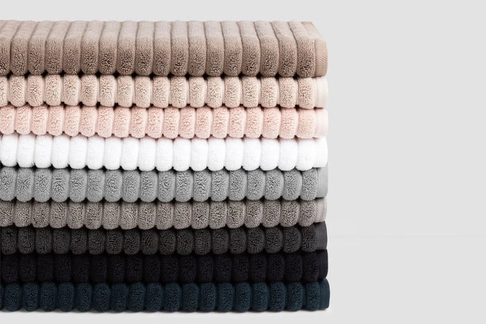 Bemboka Turkish Ribbed Bath Mat | Dove | 60x95cm - Suzie Anderson Home