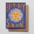 Birthday Sunshine Card, Letterpress Printed